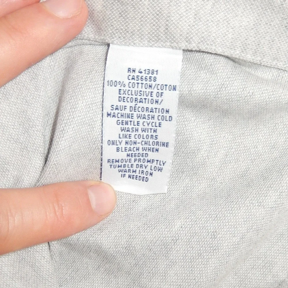 Polo Ralph Lauren Mens XXL Light Grey Heather Knit Dress Shirt Long‎ Sleeve